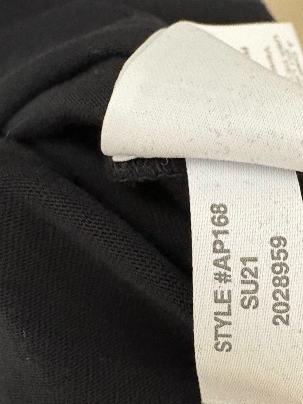 J.Crew Midi T-shirt dress in black size - Picture 8 of 8